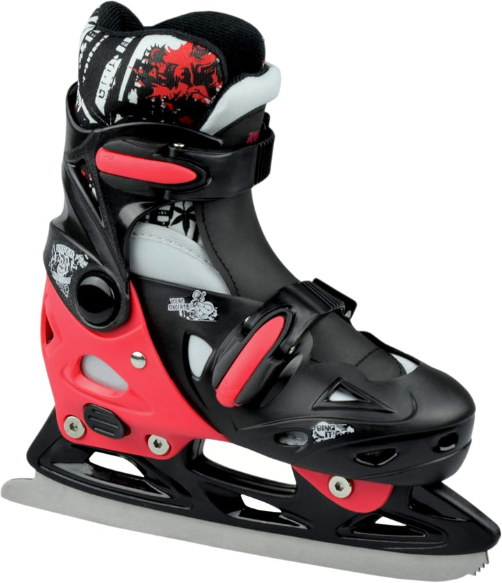 RAVEN 4in1 Inline Skates Triskates Rollschuhe Schlittschuhe Inliner für Kinder Mädchen Jungen verste