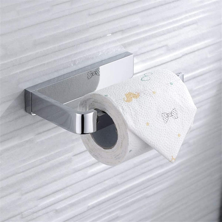 Flybath Toilettenpapierhalter Ohne Deckel Massiver Messing Vierkant Bad WC Rollenhalter Wandmontage