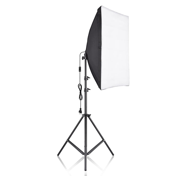 Softbox Set Fotostudio, Andoer 50×70cm Softbox mit 2 m Lichtstativ, Professionelle Fotografie E27-So