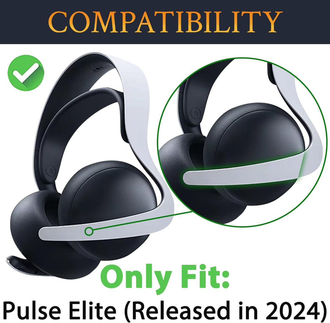 SOULWIT Kühlgel Ersatzpolster Ersatz Ohrpolster für Sony PlayStation PS5 Pulse Elite Wireless Kopfhö