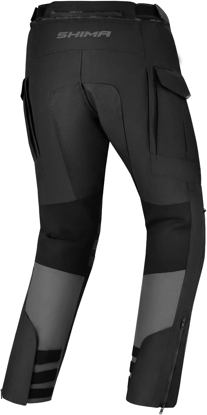 SHIMA Hero 2.0 Motorrad Jacke Hosen für Herren und Damen Motorradkombi AirForce M Hosen Herren Grau,