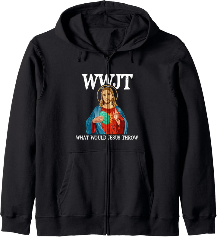 What Would Jesus Throw - Golf Disc Kapuzenjacke