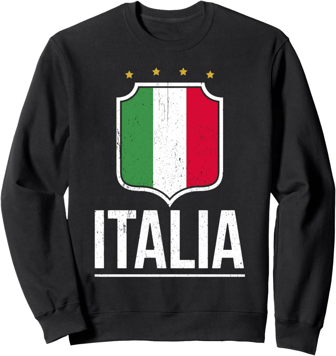 ITALIA Europa Italienische Flagge Fussball Italien Fan Sweatshirt