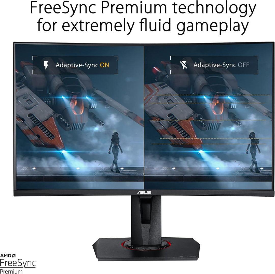ASUS TUF Gaming VG27VQM - 27 Zoll Full HD Curved Monitor - 240 Hz, 1ms MPRT, FreeSync Premium - VA P
