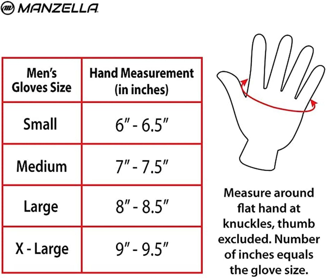 Manzella Herren Stretch Coyote Jagdhandschuh für kaltes Wetter, wasserdicht, Winddicht, Touchscreen-