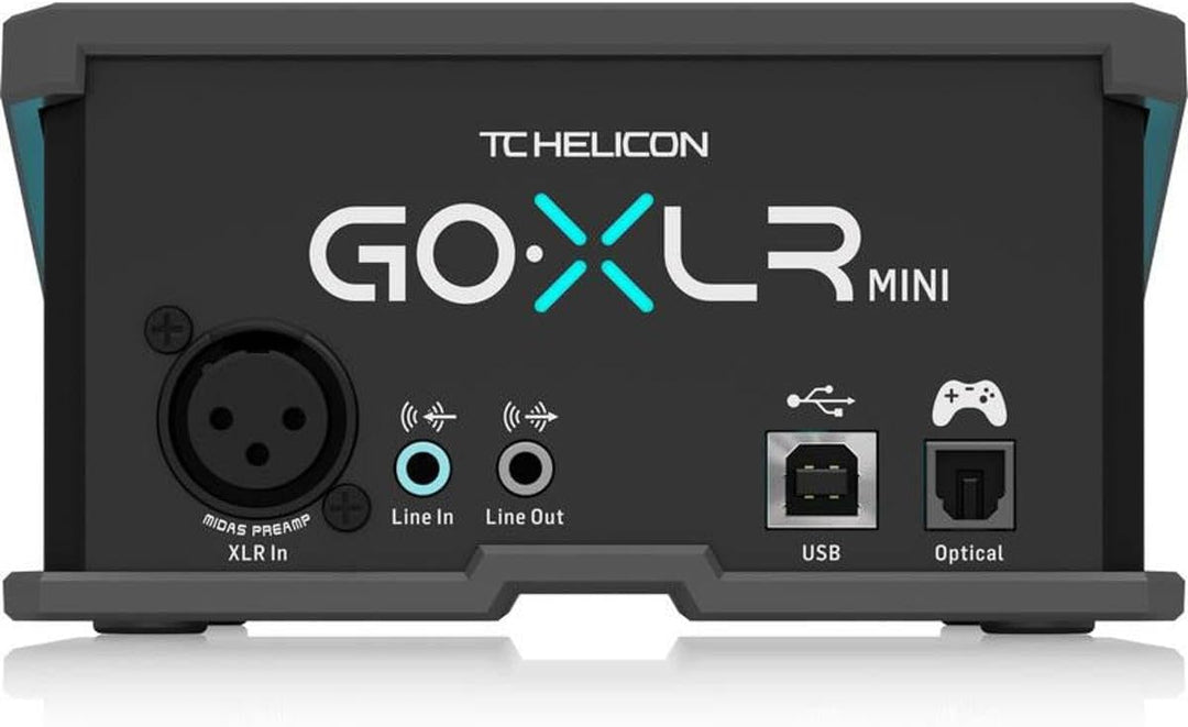 TC Helicon GoXLR MINI Online-Broadcast-Mixer mit USB-/Audio-Schnittstelle und Midas-Vorverstärker, 9