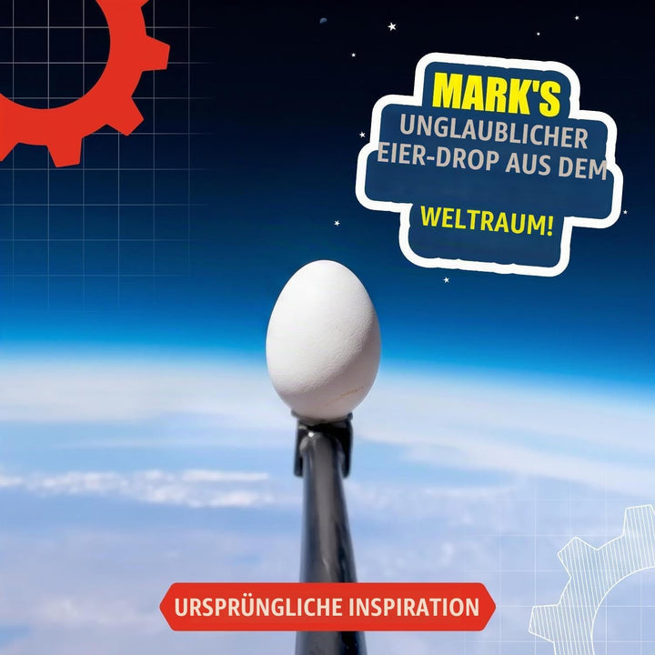 CrunchLabs by Mark Rober Eierfall-Challenge Experimentierset, Eierfall-Challenge