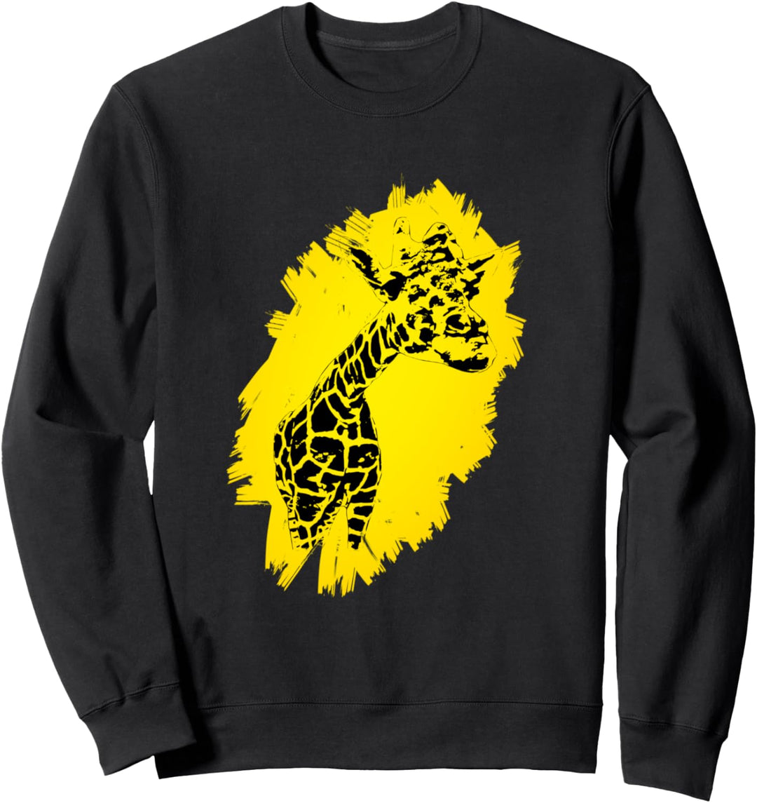 Giraffen Motiv Afrika Tiermotiv Wildtiere Tiere Giraffe Sweatshirt