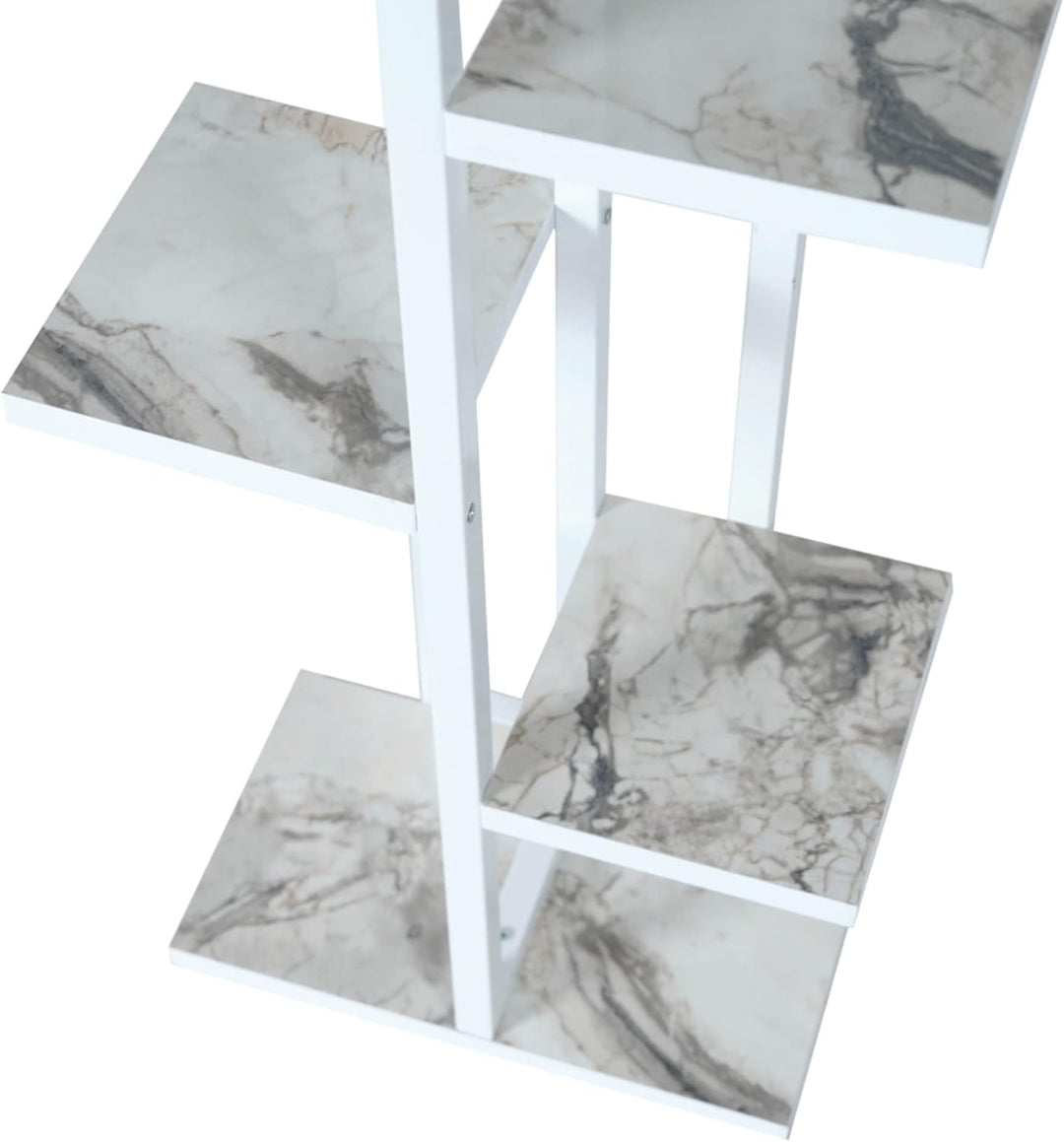 [en.casa] Blumenständer Tohmajärvi 6 Ebenen Blumenregal 120 x 34 x 21 cm Pflanzenständer Indoor Pfla