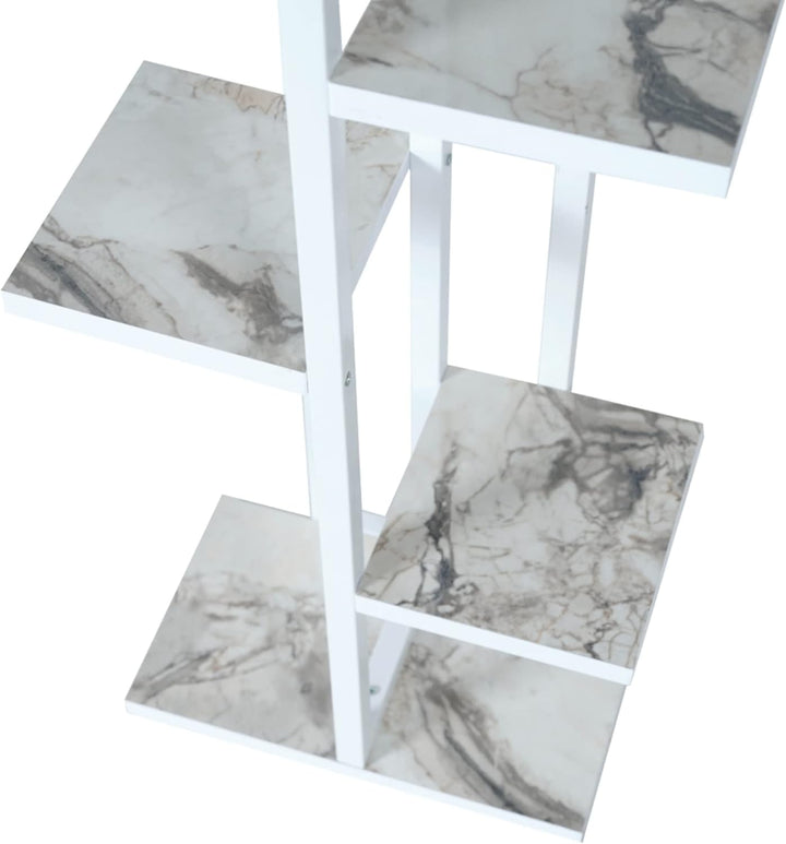 [en.casa] Blumenständer Tohmajärvi 6 Ebenen Blumenregal 120 x 34 x 21 cm Pflanzenständer Indoor Pfla