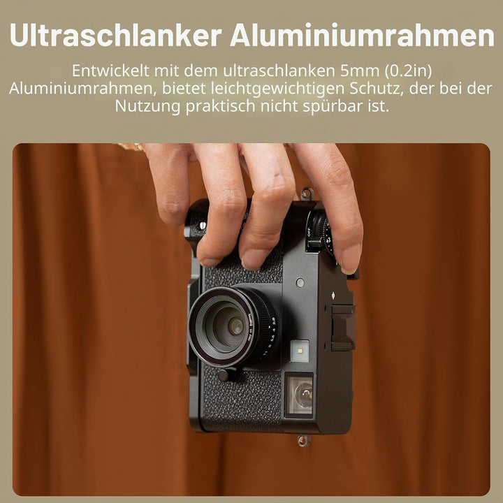 SMALLRIG Magnetischer UV-Filter für FUJIFILM X Half Kamera, optisches Glasobjektiv, Leichter Alumini