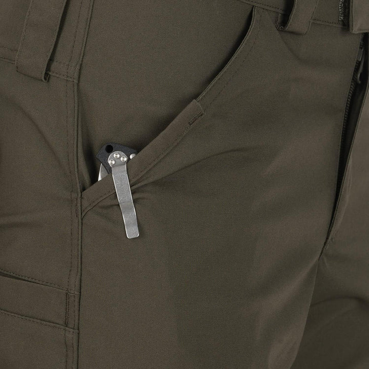 Helikon-Tex Woodsman Pants - Black 36W / 34L Taiga Grün/Schwarz, 36W / 34L Taiga Grün/Schwarz