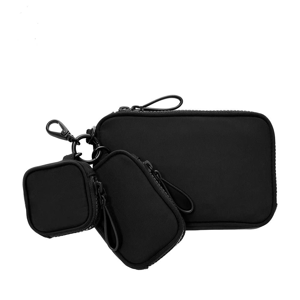 Fossil Herren Tech Trio Reisetasche 17,78 cm L x 3,175 cm B x 12,065 cm H Schwarz, Schwarz