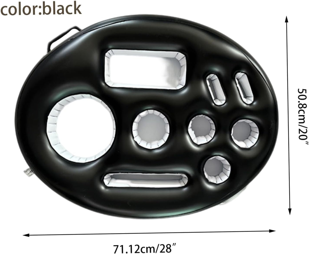 Getränkehalter Pool PVC Aufblasbares Tablett Wasserversorgung Aufblasbarer Getränkebecherhalter Pool