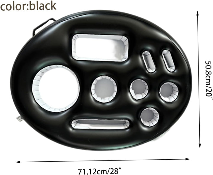 Getränkehalter Pool PVC Aufblasbares Tablett Wasserversorgung Aufblasbarer Getränkebecherhalter Pool