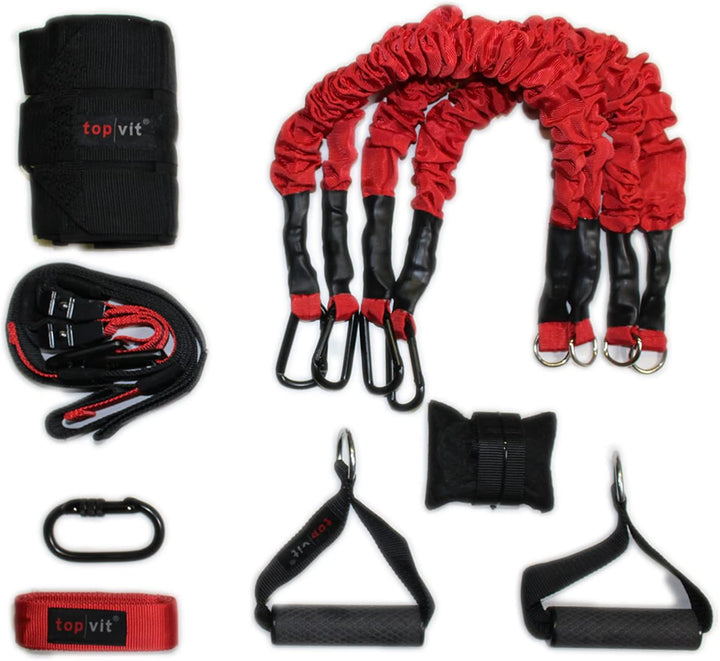 Bungee Trainer für Zuhause - Sling Bungee Fitness, Stretch Band, Schlingentraining, Widerstandsbände
