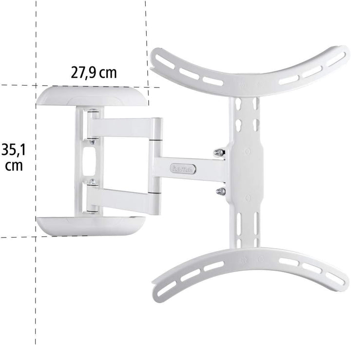 Hama TV-Wandhalterung (neigbar, schwenkbar, vollbeweglich für Fernseher von 32 bis 65 Zoll (81 cm bi