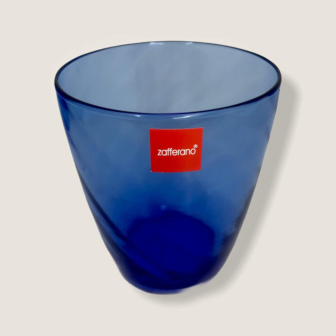Zafferano - Melting Pot Set mit 6 Gläsern, gemischt Blau/Aquamarin Blau, Aquamarin, Blau, Aquamarin