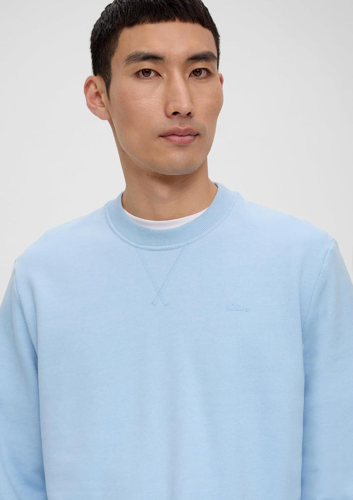s.Oliver Herren Sweatshirt XXL Blau 5309, XXL Blau 5309