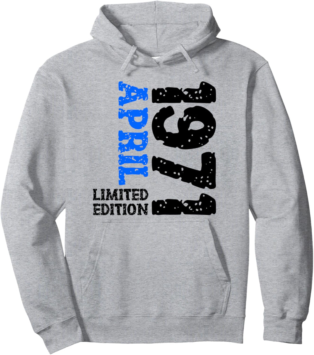 52. Geburtstag Deko Frauen Männer Limited Edition April 1971 Pullover Hoodie