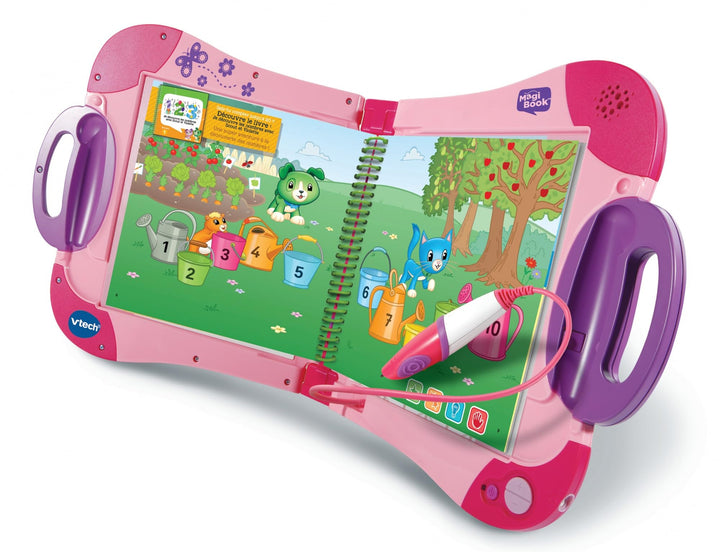 VTech – 602155 – MagiBook Starter Pack, Rosa (französischsprachig), Rosa