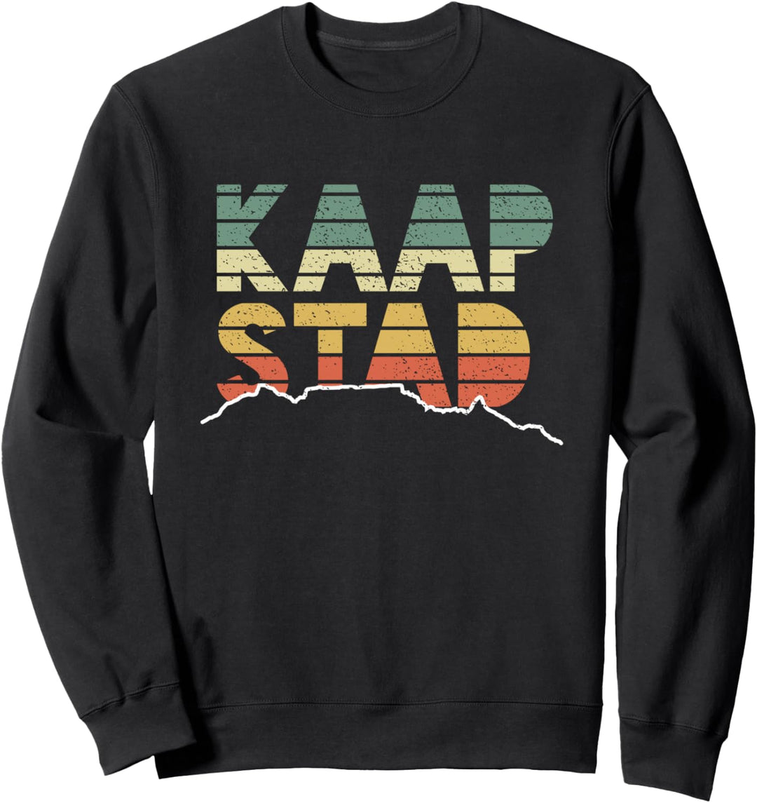 Kaapstad Tafelberg Südafrika Vintage Sweatshirt