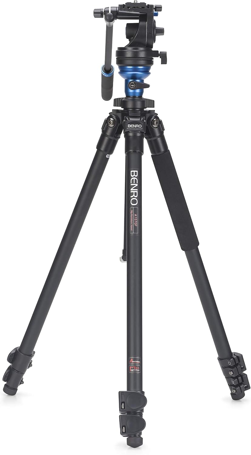 Benro A1573FS3 Videostativsatz (Einzelne Beine) Aluminum Single Leg Tripod Kit S2, Aluminum Single L