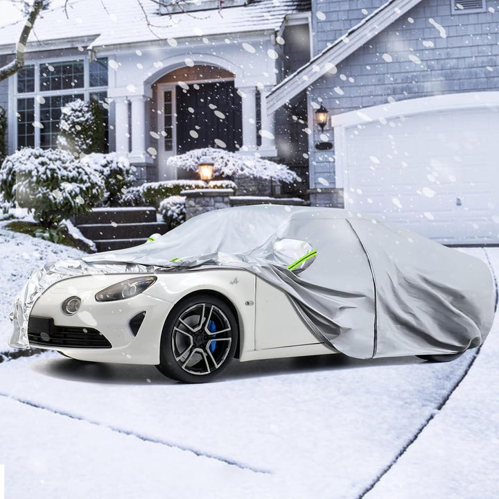 Autoabdeckung Passend für Alpine A110 2017-2025, wasserdichte Vollgarage Autoplane mit Reissverschlu