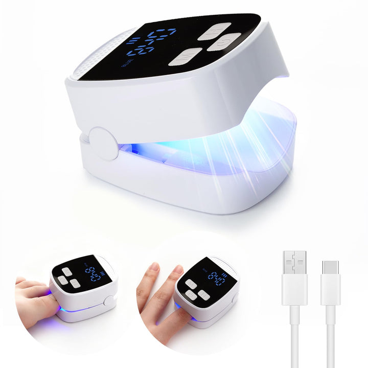 SAVILAND Essentials Nagelpilz Lasergerät: 3-in-1 Funktion Nagelpilz Reinigungsgerät Lila Rot Blau 3