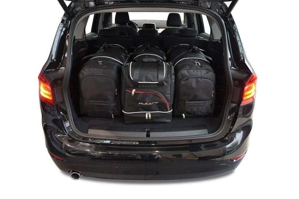 KJUST Kofferraumtaschen 4 stk kompatibel mit BMW 2 GRAN TOURER F46 2015-2021