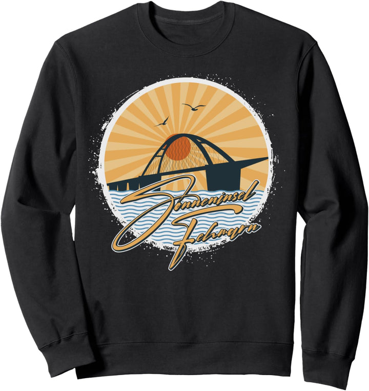 Fehmarnsundbrücke - Vogelfluglinie Fehmarn Sweatshirt