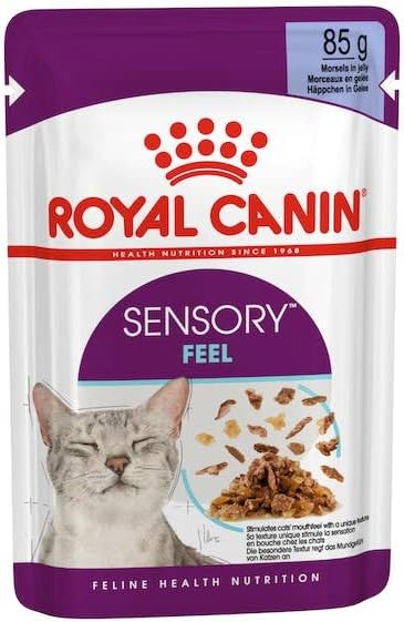 Royal Canin Sensory Feel Jelly | Doppelpack | 2 x 12 x 85 g | Nassfutter für ausgewachsene Katzen |