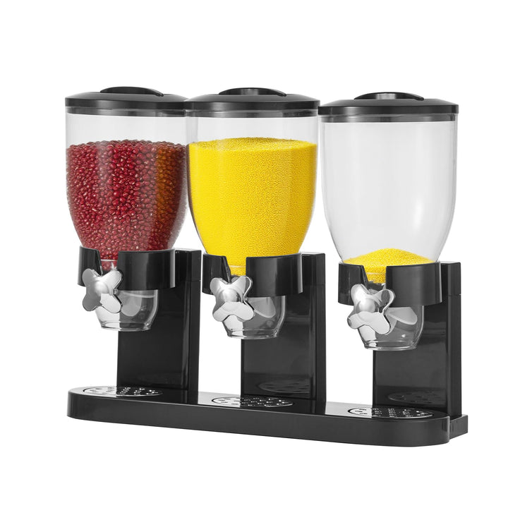 Spender 6L 3-fach mit Drehknopf für Cerealien und Snacks