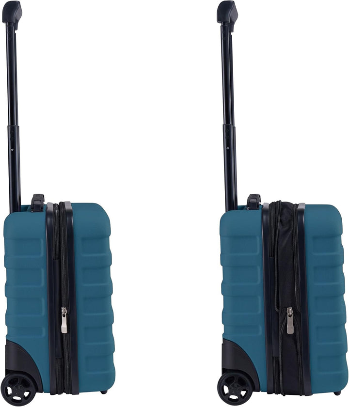 Cabin Max Anode 40x30x20 erweiterbar 40x30x25 cm Hardscalen Handgepäck Trolley-Koffer für Untersitz,
