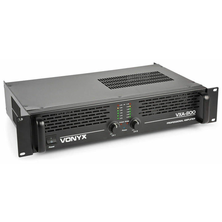 Vonyx VXA-800 PA-Verstärker 800 Watt mit Brückenschaltung und SMT