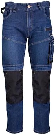 Lahti PRO Unisex Work Utility Pants S Slim Blue Jeans, S Slim Blue Jeans