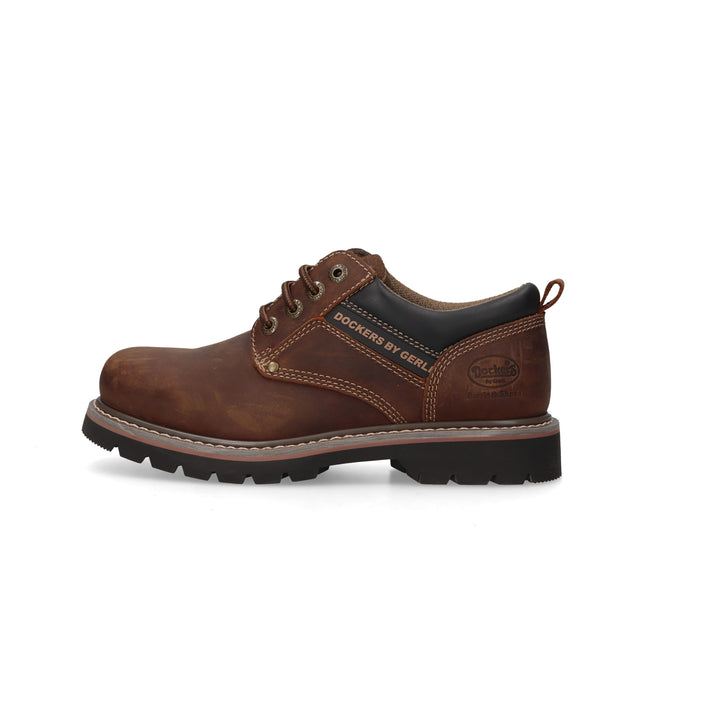 Dockers by Gerli Herren Schnürstiefeletten, Männer Schnürschuhe 40 EU Desert 460