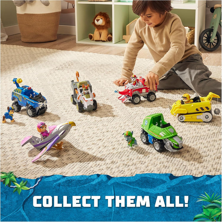PAW PATROL Jungle Pups – Falken-Fahrzeug mit Skye-Figur (Basis Fahrzeug), Spielzeug für Kinder ab 3