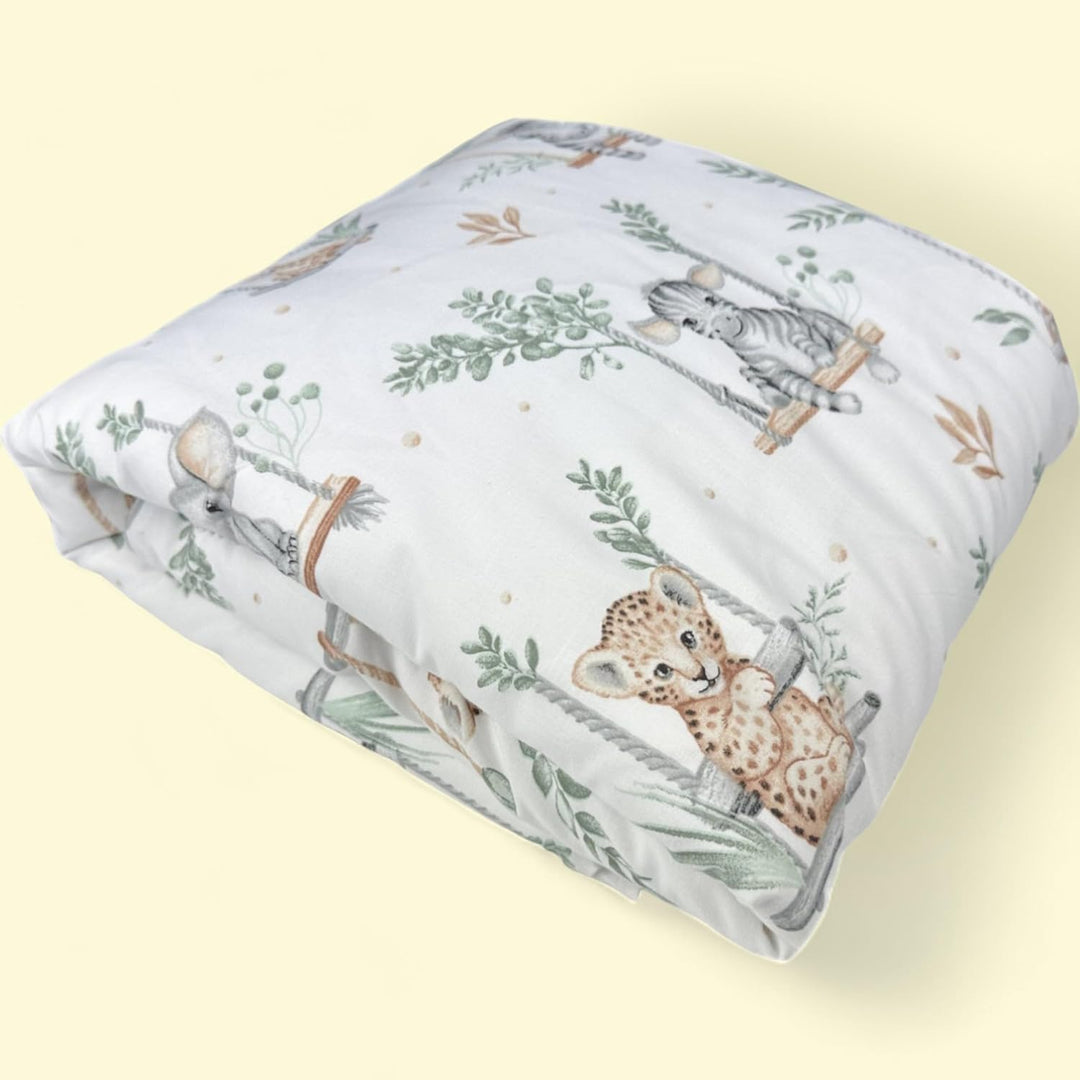 Kinderbettwäsche 90x120 + 40x60 | 100% Baumwolle Weiche & Farbenfrohe Bettwäsche für Babys | Mädchen