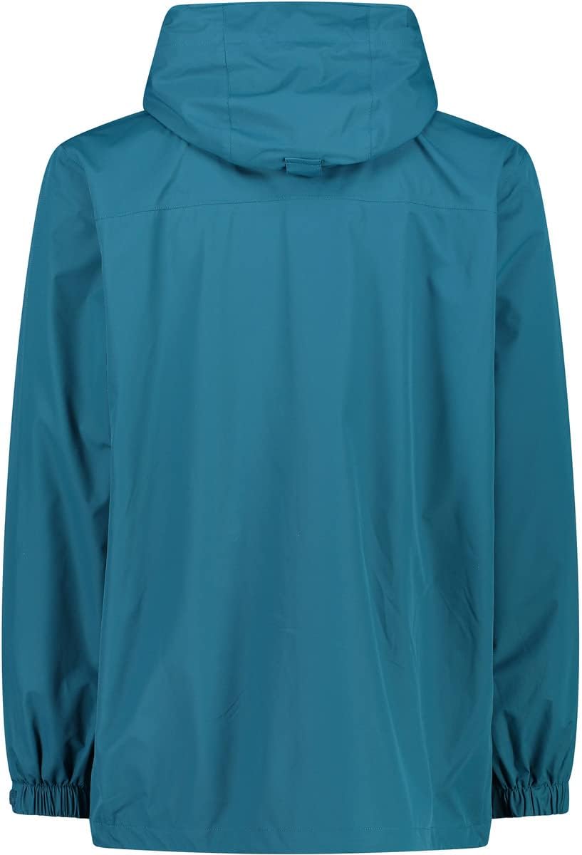 CMP Herren Herrenjacke, Kapuze mit Reissverschluss und Belüftung Regenjacke 56 Tiefer See, 56 Tiefer