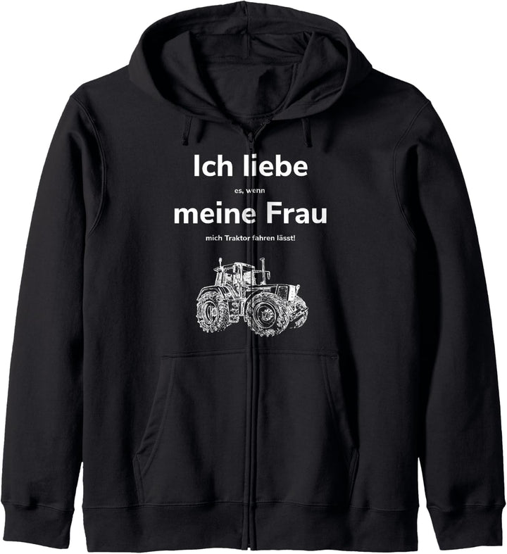 Traktor Bauer Landwirtschaft Trecker Mann Landwirt Geschenk Kapuzenjacke