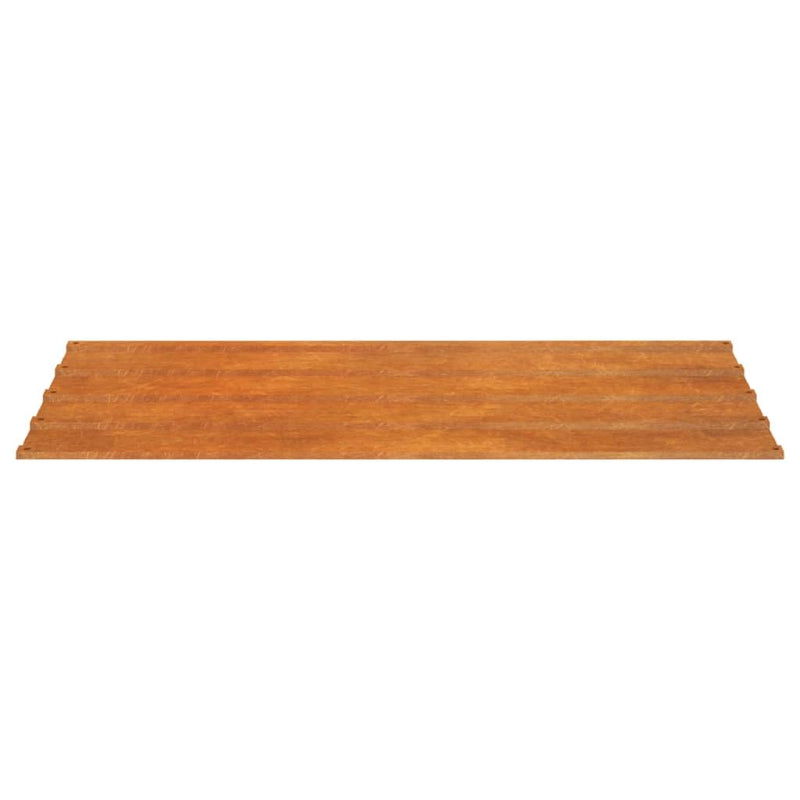 vidaXL Dachplatten 12 Stk., Trapezblech Wellblech, Dachblech Profilblech für Gerätehaus, Metallblech