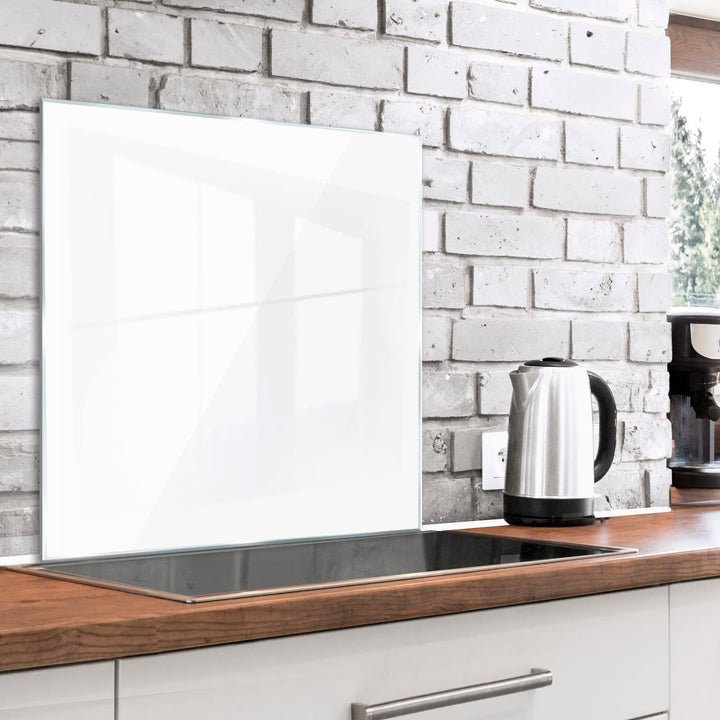 murando Spritzschutz Glas für Küche 80x80 cm Küchenrückwand Küchenspritzschutz Fliesenschutz Glasbil