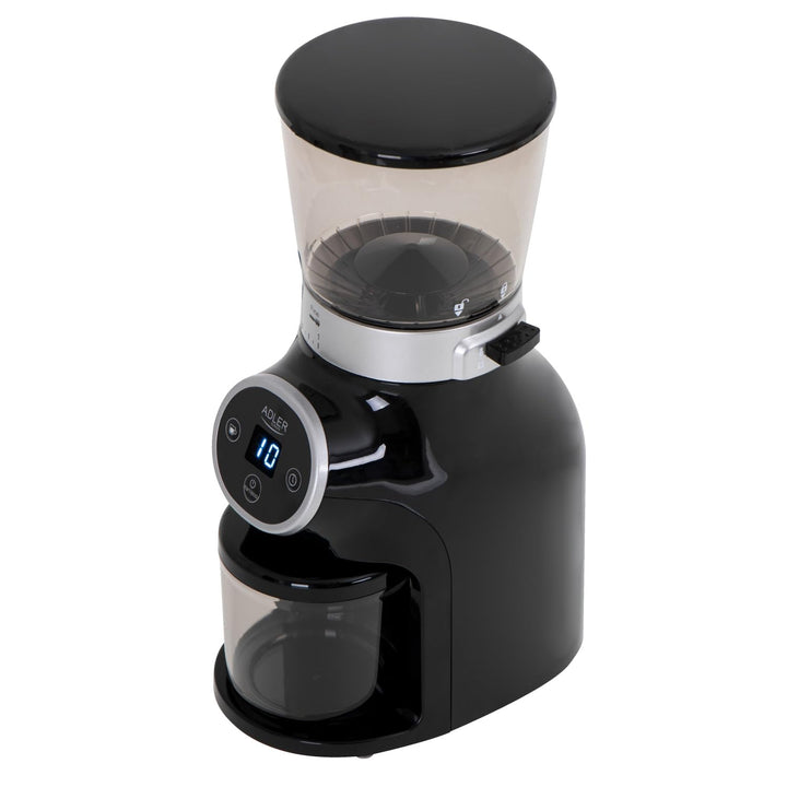 Adler AD 4450 Burr Kaffeemühle 300 W Schwarz 31 Mahlstufen Mahlwerk für Kaffeebohnen