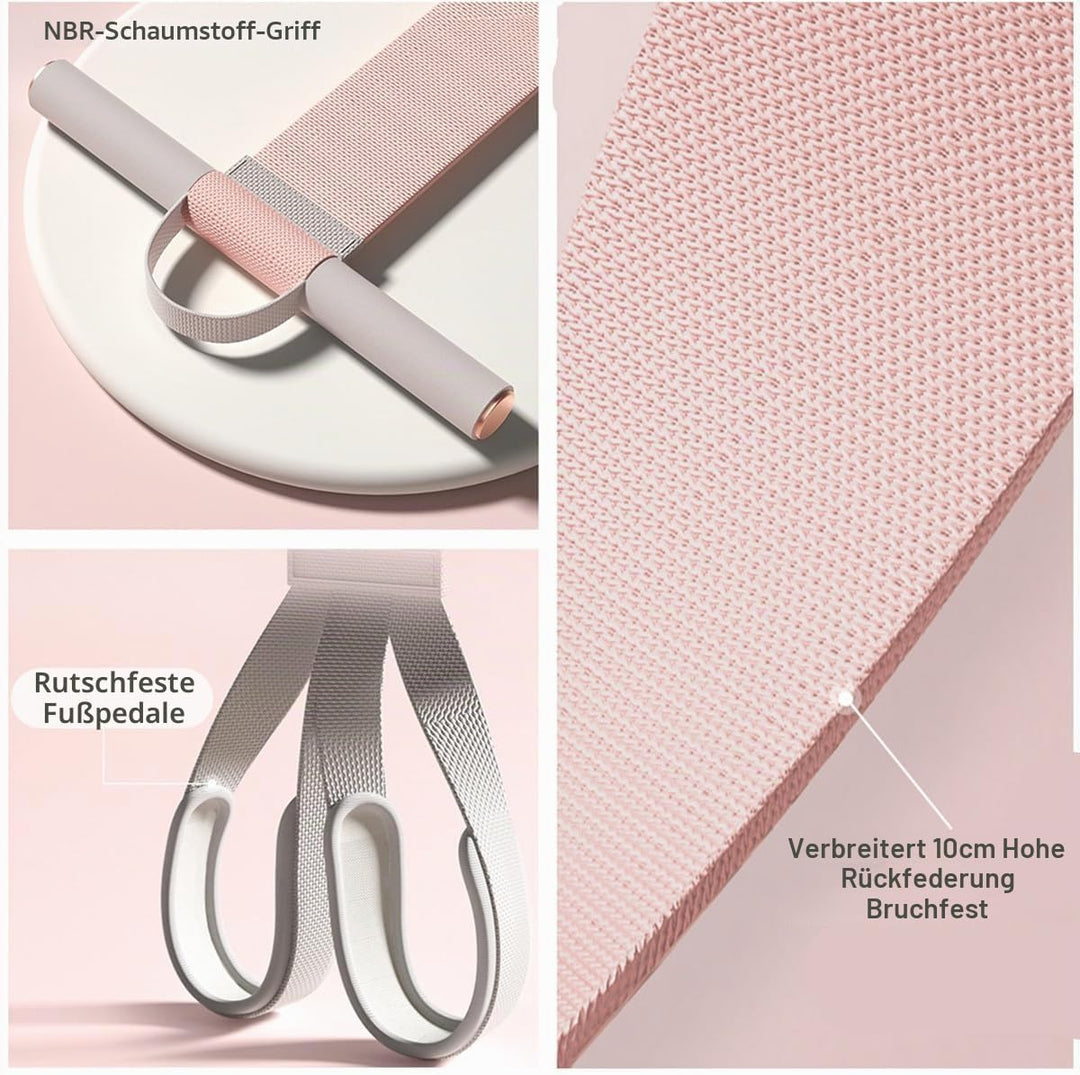 Bauchmuskel-Bänder mit Fusspedal,120lb Sit-Up Trainingsgeräte,Yoga & Home-Gym – Bodybuilding Expande