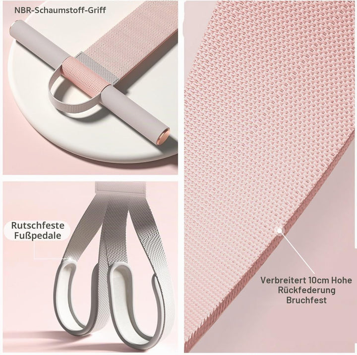 Bauchmuskel-Bänder mit Fusspedal,120lb Sit-Up Trainingsgeräte,Yoga &amp; Home-Gym – Bodybuilding Expande