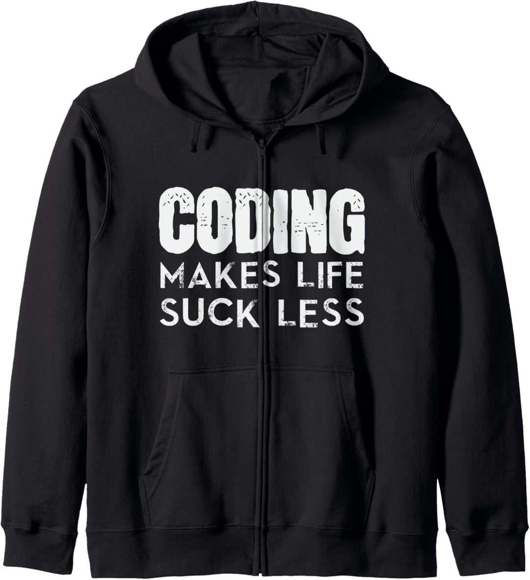 Coding Spruch Coder Programmierer Code Witz IT Kapuzenjacke