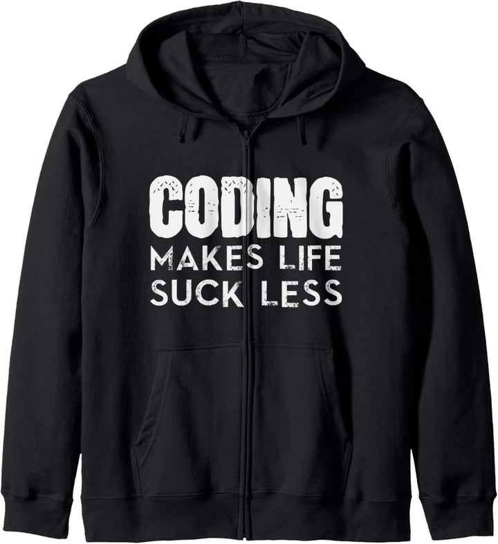 Coding Spruch Coder Programmierer Code Witz IT Kapuzenjacke