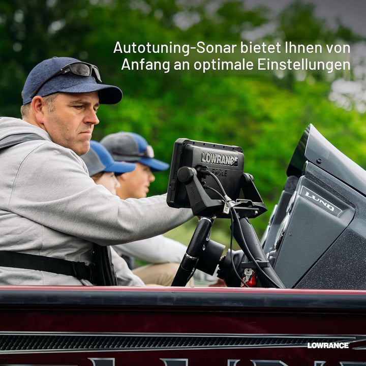 Lowrance Eagle Eye Fischfinder mit Live-Sonar, Zwitschersonar und DownScan mit Fischenthüllung, 22,9
