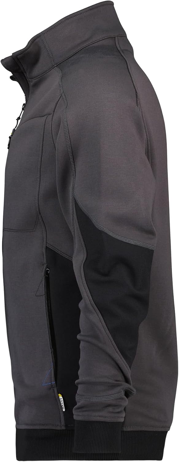 Dassy Unisex-Erwachsener 5414729162058 Kapuzenpulli, Grigio Antracite/Ner, M